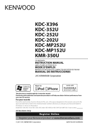 Kenwood KDC-X396 Instruction Manuals
