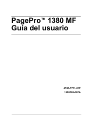 Konica Minolta pagepro 1380MF pagepro 1380MF User Manual Spanish