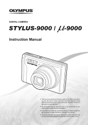 Olympus Stylus 9000 Black STYLUS-9000 Instruction Manual (English)