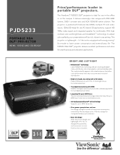 ViewSonic PJD5233 PJD5233 Datasheet Low Res (English, US)