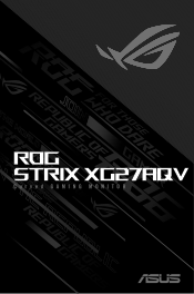 Asus ROG Strix XG27AQV User Guide