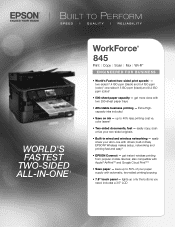 Epson WorkForce 845 Product Brochure