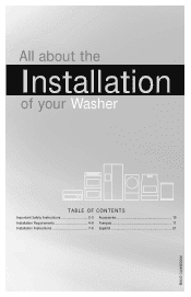 Frigidaire FFTW1001P Installation Instructions