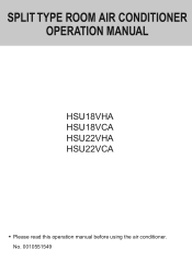 Haier HSU22VCA User Manual