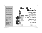 Hamilton Beach 59766 Use and Care Manual