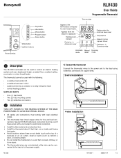Honeywell RLV430A Owner's Manual
