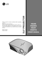 LG HS200G Owners Manual