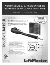 LiftMaster LA412UL Installation Manual - French