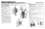 LiftMaster MJ MJ5011E  QuickStart-2008 Manual