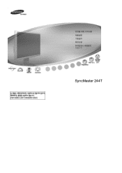 Samsung 244T User Manual (KOREAN)