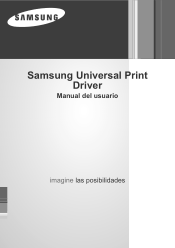 Samsung SCX 6320F Universal Print Driver Guide (SPANISH)