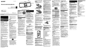 Sony RDPM15IP Reference Guide