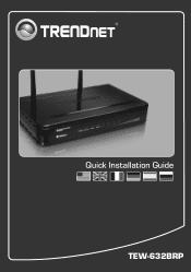 TRENDnet TEW 632BRP Quick Installation Guide