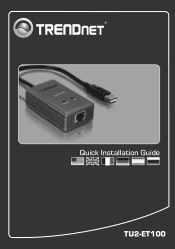 TRENDnet TU2-ET100 Quick Installation Guide