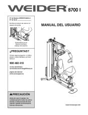 Weider 8700 I Spanish Manual