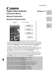 Canon 9540A003 Digital Video Software (Windows) Ver.13 Instruction Manual