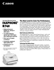Canon FAXPHONE B740 B740_spec.pdf