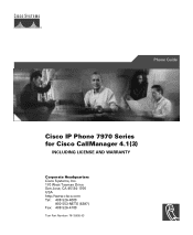 Cisco 7971G-GE Phone Guide