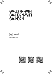 Gigabyte GA-Z97N-WIFI User Manual