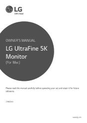 LG 27MD5K Owners Manual