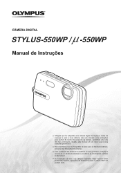 Olympus 550WP STYLUS-550WP Manual de Instruções (Português)