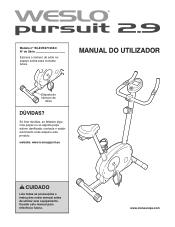 Weslo Pursuit 2.9 Bike Portuguese Manual