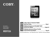 Coby MID1126 User Manual
