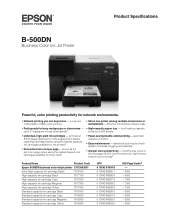 Epson 500DN Product Brochure