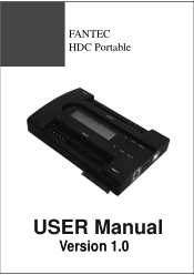 Fantec HDC-Portable Manual