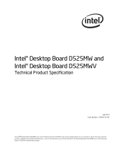 Intel BLKD525MW Product Specification