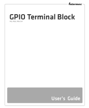 Intermec IV7 GPIO Terminal Block User's Guide