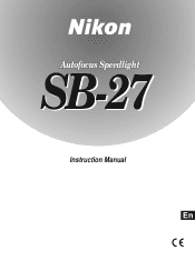 Nikon SB 27 Instruction Manual