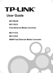 TP-Link MC112CS MC100CM User Guide.