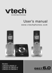 Vtech Three Handset Expandable Cordless Phone System with Digital Answering System and Caller ID User Manual (LS6325-3 User Manual)