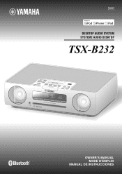 Yamaha TSX-B232 TSX-B232 Owners Manual