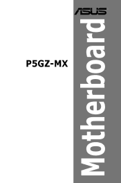 Asus P5GZ-MX P5GZ-MX User Manual 2nd edition for English Edition
