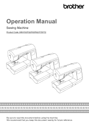 Brother International Innov-is NQ700PRW Operation Manual