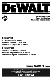 Dewalt DCMWP234U2 Instructional Manual - Type 1