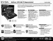 EVGA GeForce GTX 560 Ti Superclocked PDF Spec Sheet