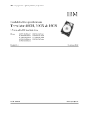IBM IC25N020ATDA04 Hard Drive Specifications