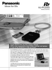 Panasonic AJ-PCD2GPJ Brochure