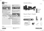 Philips HTS3264D Quick start guide