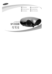 Samsung SP-D300B User Manual (user Manual) (ver.1.0) (English)
