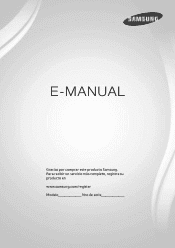 Samsung UN65H8000AF User Manual Ver.1.0 (Spanish)