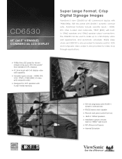 ViewSonic CD6530 CD6530 Datasheet Low Res (English, US)