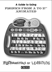 Vtech Phonics from A to Z Animated User Manual