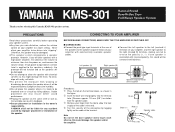 Yamaha KMS-301 Owner's Manual