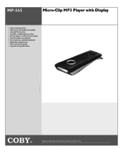 Coby MP-565 Brochure