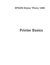 Epson 1280 Printer Basics
