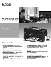 Epson WorkForce 610 Product Brochure